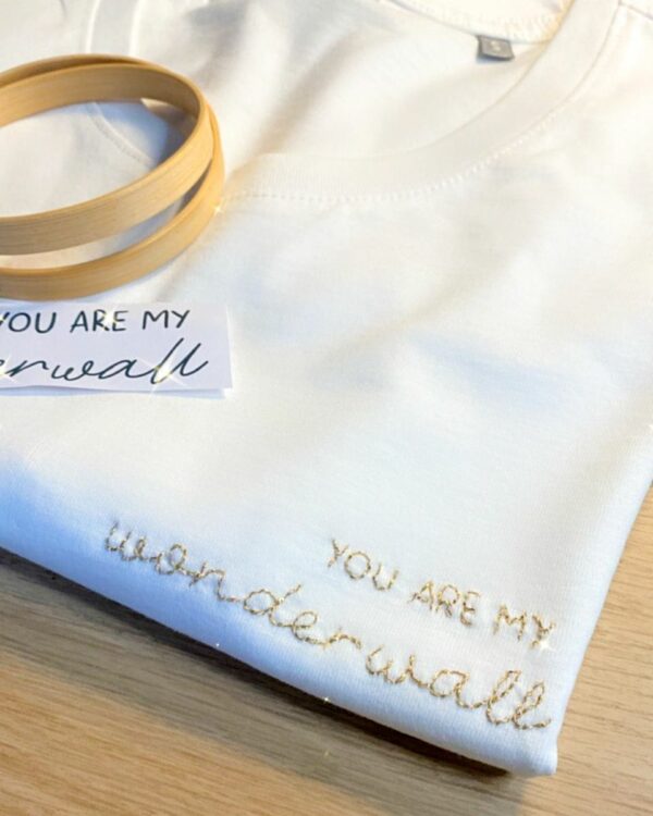 T-shirt 'you are my wonderwall'