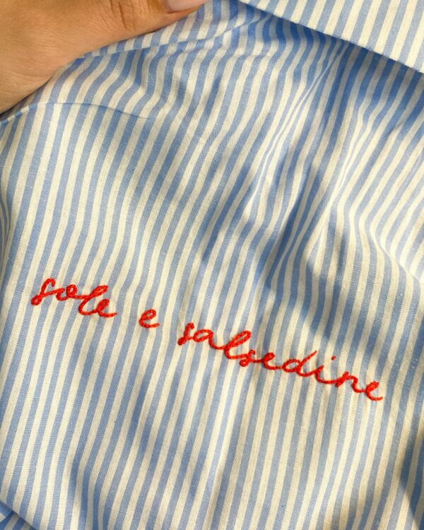 Camicia oversize ‘sole e salsedine’