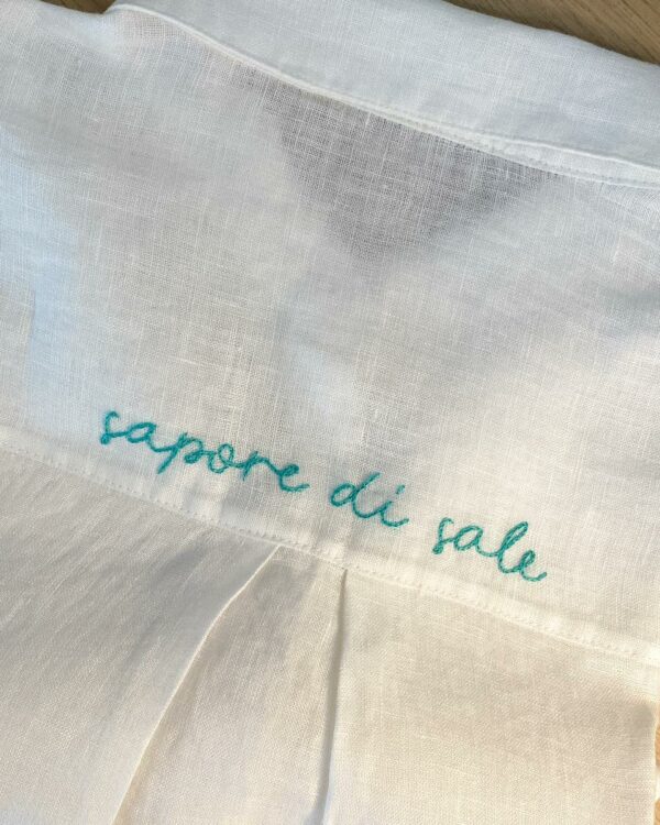 Camicia in lino ‘ sapore di sale ‘ tg. L