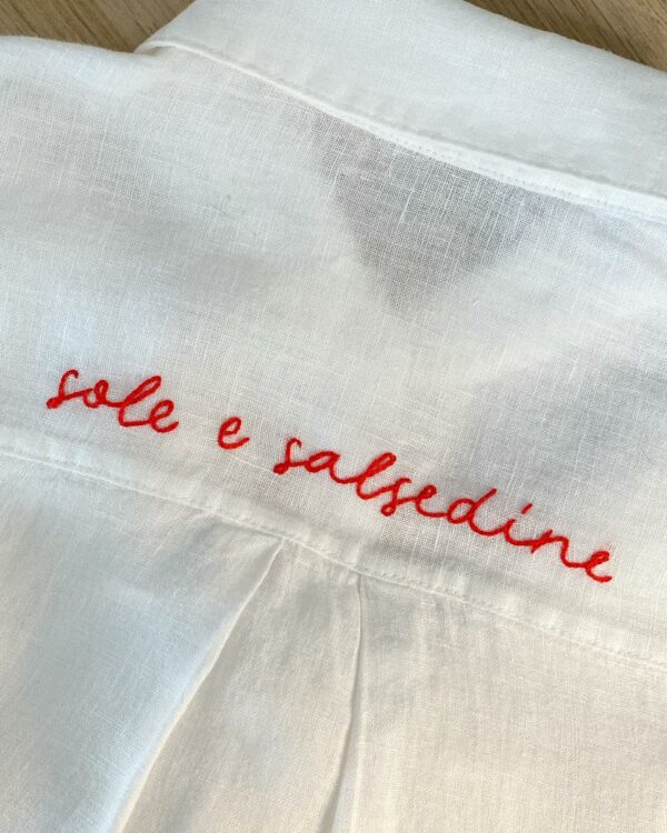 Camicia in lino 'sole e salsedine' Taglia XS